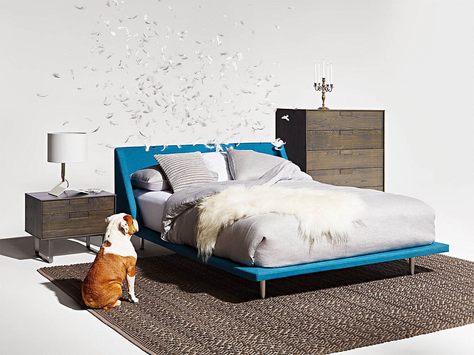 Blu Dot Nook Bed - Photography: Dan Monick, Retouching: Chapin Stitt